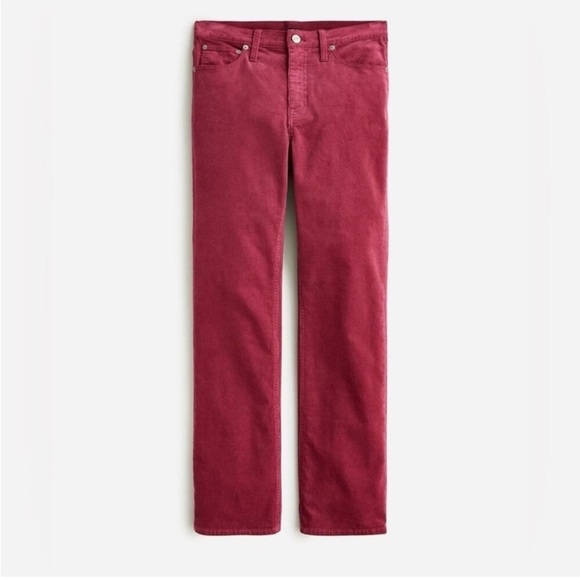 J. Crew Petite High Rise Slim Demi Boot Pant Corduroy 30P NWT - Picture 1 of 8